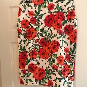 New York & Co. Floral Pencil Skirt